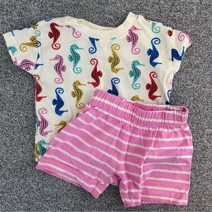 Hanna Andersson T and Short Set